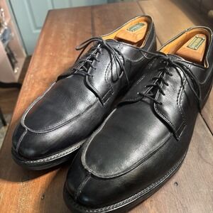 Allen Edmonds Stockbridge Men's Black Leather Split Toe Oxford Brogue Sz 13